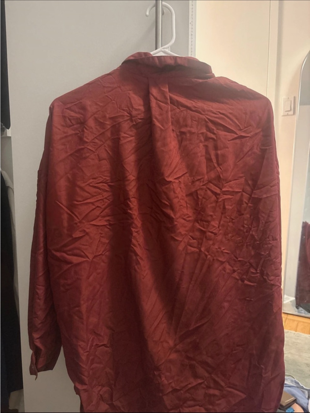 Banana Republic Rust-Red Button Shirt - Picture 3 of 3